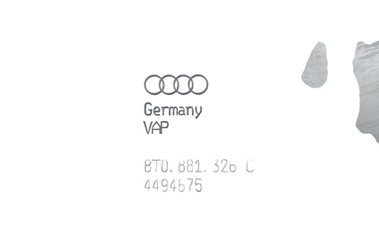 12-17 Audi A7 Quattro Front Right Side Seat Trim Cover Panel 8T0881326C Oem