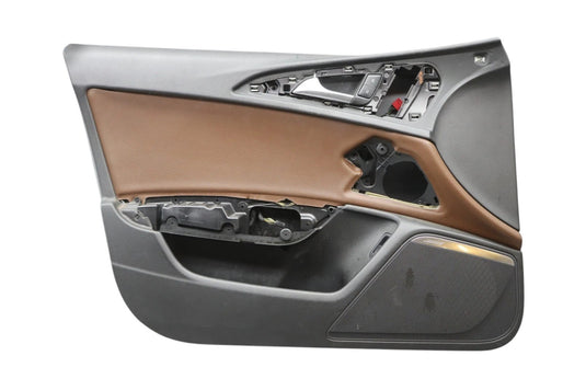 12-18 Audi A6 Quattro Front Left Driver Side Interior Door Panel Cover Trim Oem