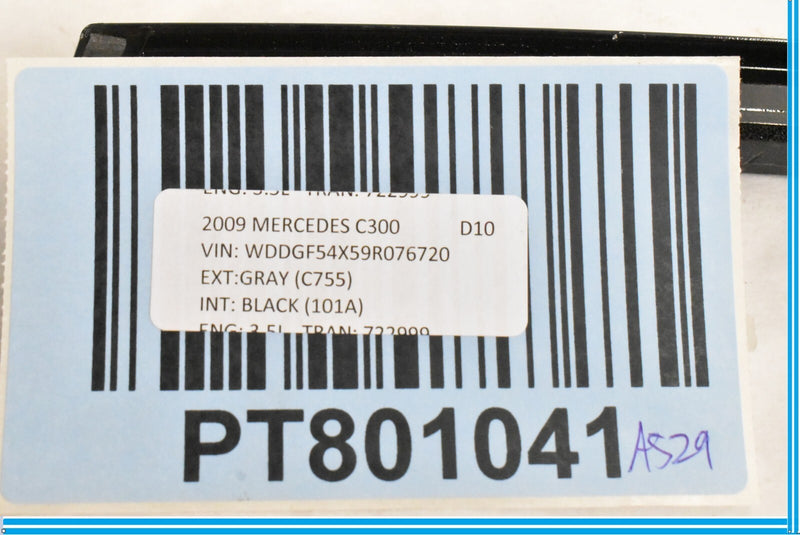 Load image into Gallery viewer, W204 MERCEDES C300 2009 REAR RIGHT DOOR GLASS GUIDE SUPPORT BAR OEM
