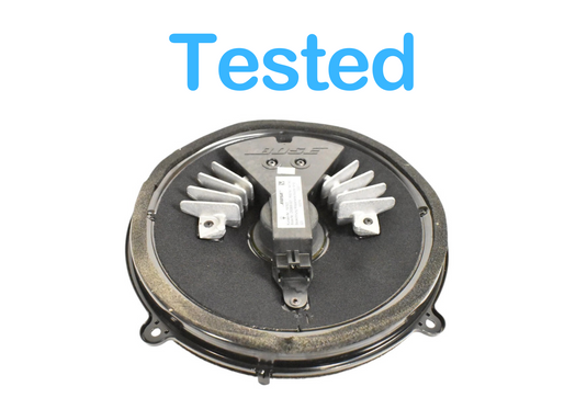 03-19 Maserati Quattroporte Rear Deck Subwoofer Sub Woofer Sound Speaker OEM