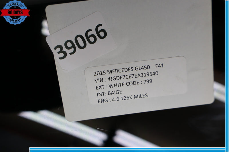 Load image into Gallery viewer, 13-19 Mercedes X166 GL450 GLS550 Rear Left Side Window Glass 1667352510 Oem
