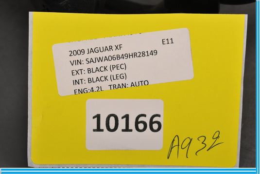 09-11 Jaguar XF Engine Acceleration Gas Pedal Accelerator Oem