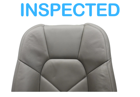 11-18 Porsche Cayenne 958 Front Left Side Seat Upper Cover Cushion Gray Oem