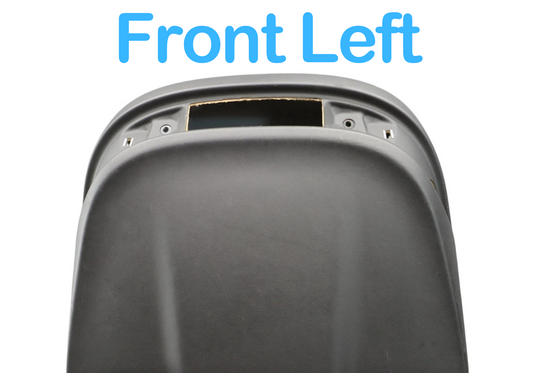 11-18 Audi A8 A8L Quattro Front Left Driver Side Seat Backrest Trim Cover Oem