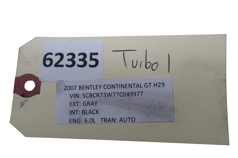 Load image into Gallery viewer, 03-08 Bentley Continental GTC GT 6.0L Left Side Turbocharger  Turbo Manifold OEM
