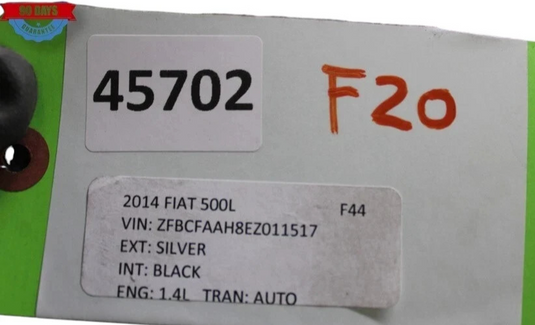 14-17 Fiat 500L Rear Right Side Fender Liner Splash Guard Shield 51884829 Oem
