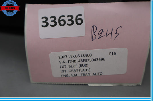 07-12 Lexus LS460 Steering Wheel Column Lower Boot Trim Cover Panel Oem