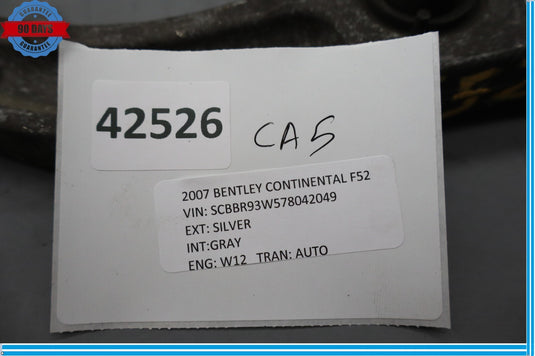 03-12 Bentley Continental Rear Right Side Camber Strut Upper Control Arm Oem