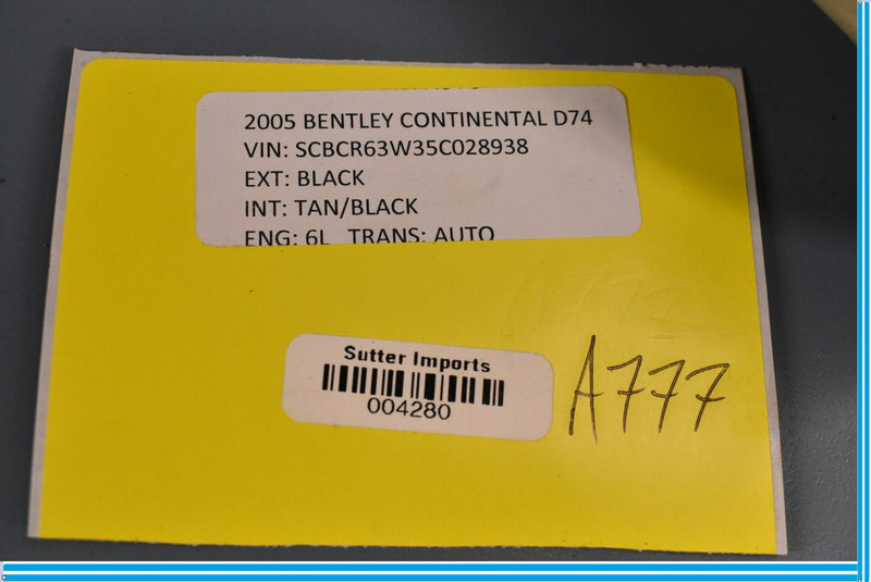 Load image into Gallery viewer, 05-08 Bentley Continental Right Passenger Air Intake Suction Hose Pipe Tube Oem
