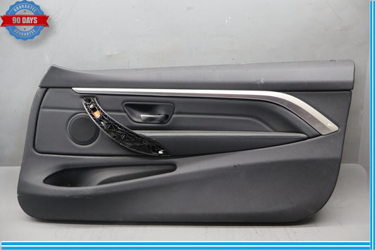 14-20 BMW 428i Front Right Passenger Side Interior Door Panel Cover Black Oem