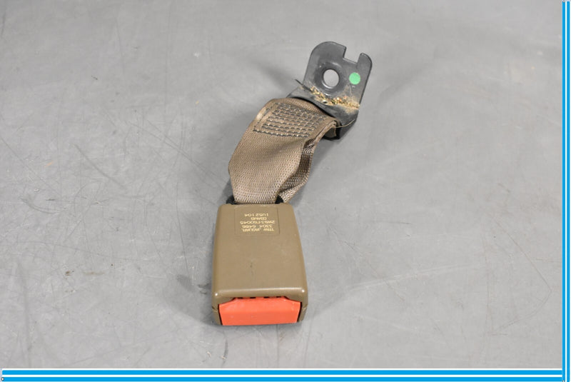 Load image into Gallery viewer, 04-09 Jaguar XJ8 XJR Rear Left Driver Side Seatbelt Seat Belt Buckle Tan Oem
