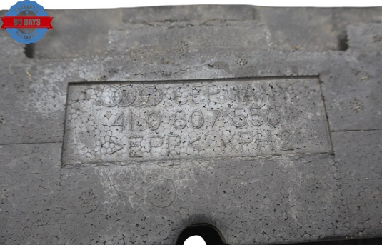 07-09 Audi Q7 Front Bumper Impact Bar Energy Absorber Foam Black 4L0807550 Oem