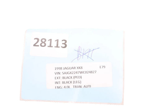 97-06 Jaguar XK8 XKR Convertible Rear Windshield Windscreen Window Glass Oem