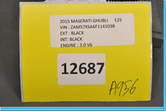 14-17 Maserati Ghibli Front Left Driver Seat Adjustment Control Switch Oem