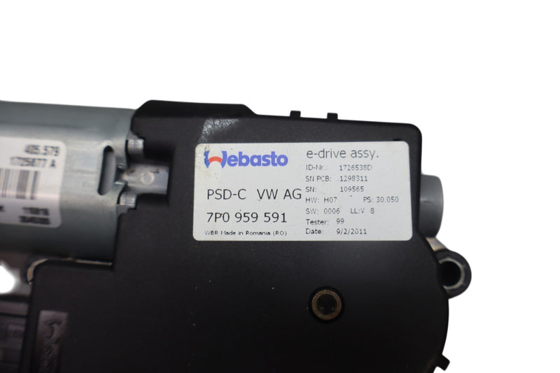 Load image into Gallery viewer, 11-17 Volkswagen Touareg Front Panoramic Sunroof Sun Roof Motor 7P0959591B Oem
