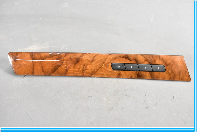 11-17 Volkswagen VW Touareg Front Left Driver Side Door Trim Panel Wood Oem