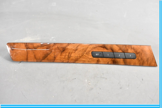 11-17 Volkswagen VW Touareg Front Left Driver Side Door Trim Panel Wood Oem