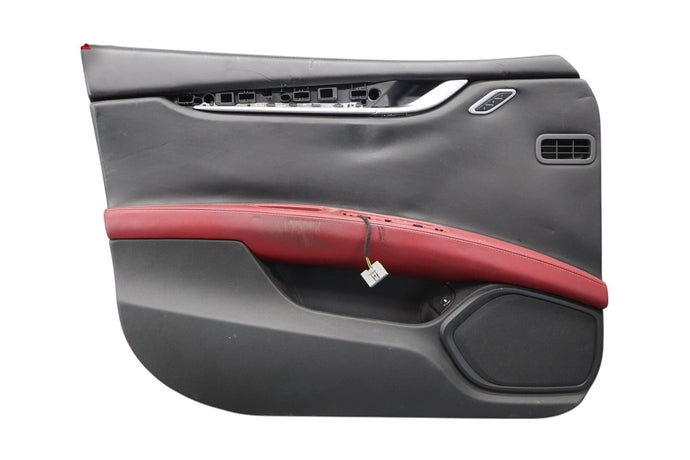 14-22 Maserati Ghibli M157 Front Left Driver Side Interior Door Cover Panel Oem