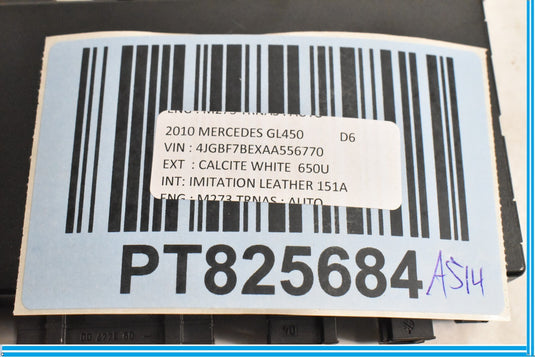 07-12 Mercedes GL450 GL550 X164 Rear Third 3rd Row Power Seat Folding Module Oem