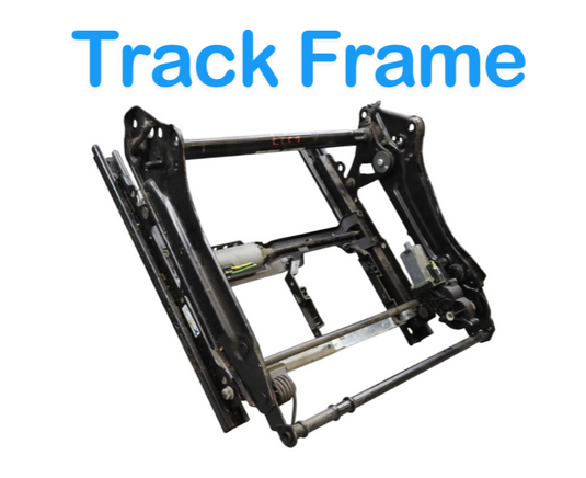 04-11 Mercedes W211 E350 Front Left Side Adjustment Seat Track Frame Black OEM