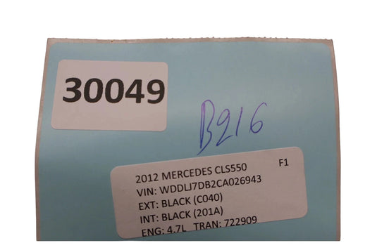 10-13 Mercedes W207 CLS550 E550 Rear Parking View Backup Camera A2078200897 OEM