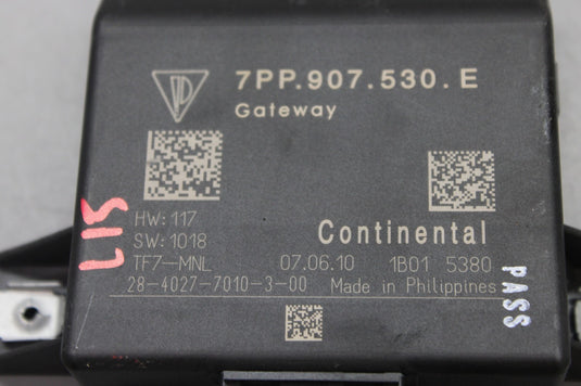 11-18 Porsche Cayenne 958 Multiplex Network Gateway Control Module Unit Oem