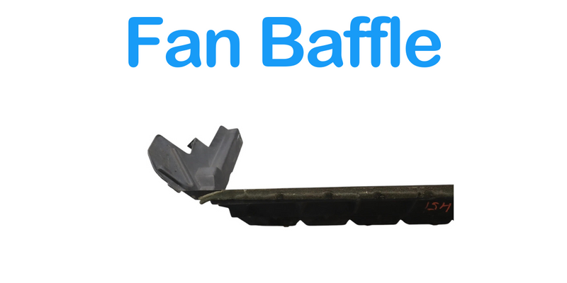 Load image into Gallery viewer, 02-05 Ford Thunderbird Engine Radiator Fan Baffle Air Duct 1W6319E673AE Oem
