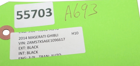 14-21 Maserati Ghibli Front Right Side Exterior Door Handle 670005438 Oem