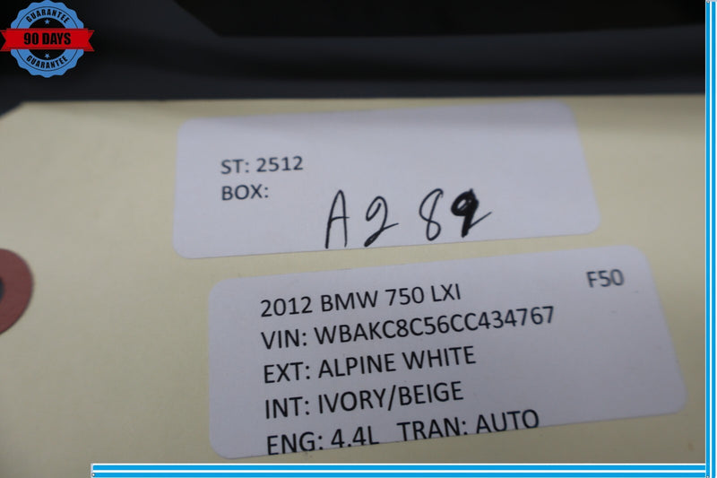Load image into Gallery viewer, 09-15 BMW 740i 750Li Xdrive Front Left Side Storage Bin Box Tray Bezel Oem
