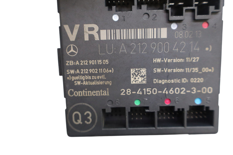 Load image into Gallery viewer, 08-18 Mercedes W212 E350 SLK250 Front Right Side Door Control Module Unit Oem
