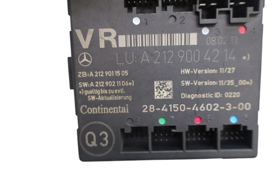 08-18 Mercedes W212 E350 SLK250 Front Right Side Door Control Module Unit Oem