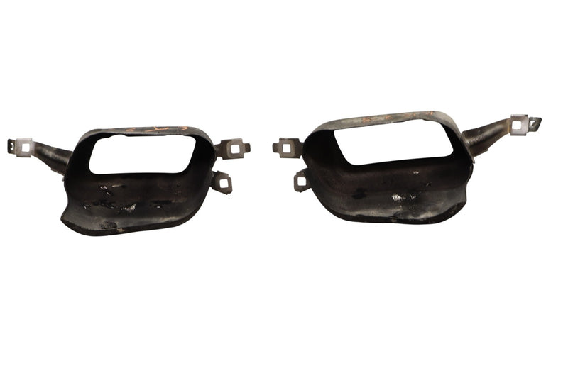 Load image into Gallery viewer, 09-15 BMW 740i 750Li xDrive Rear Right &amp; Left Side Exhaust Muffler Tip Set Oem
