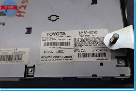07-08 Lexus XF40 LS460 Satellite Receiver Radio Control Module 86180-50280 Oem