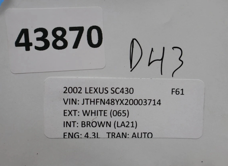 Load image into Gallery viewer, 02-10 Lexus SC430 Steering Wheel Audio Radio Modulator Switch Button Black Oem
