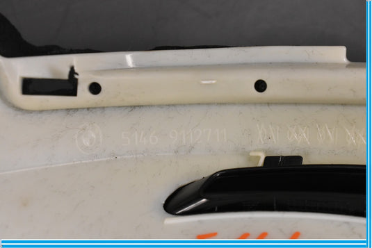 09-15 BMW 750i 750Li Rear Left Side C-Pillar Upper Column Trim Cover Black Oem