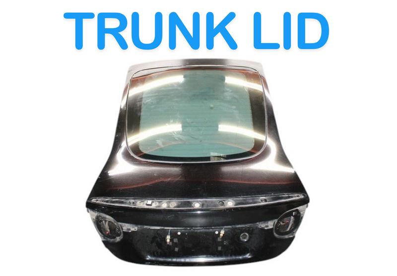 Load image into Gallery viewer, 07-15 Jaguar XKR XK Coupe Trunk Lid Liftgate Tailgate Hatch Shell Black Oem
