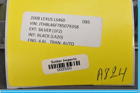 07-09 Lexus LS460 Rear Overhead Dome Light Lamp Oem