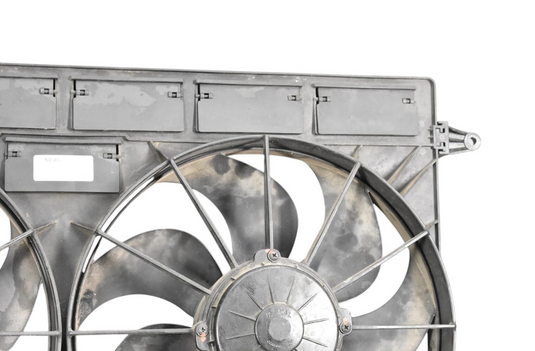 04-10 Maserati Quattroporte M139 Engine Cooling Radiator Dual Fan Shroud Oem