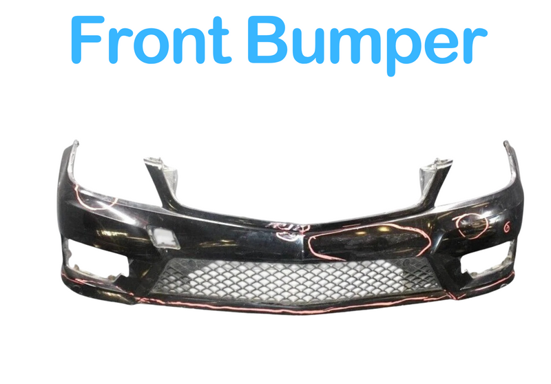 Load image into Gallery viewer, 12-14 Mercedes W204 C250 C350 AMG Sport Front Bumper Panel Cover Assembly OEM
