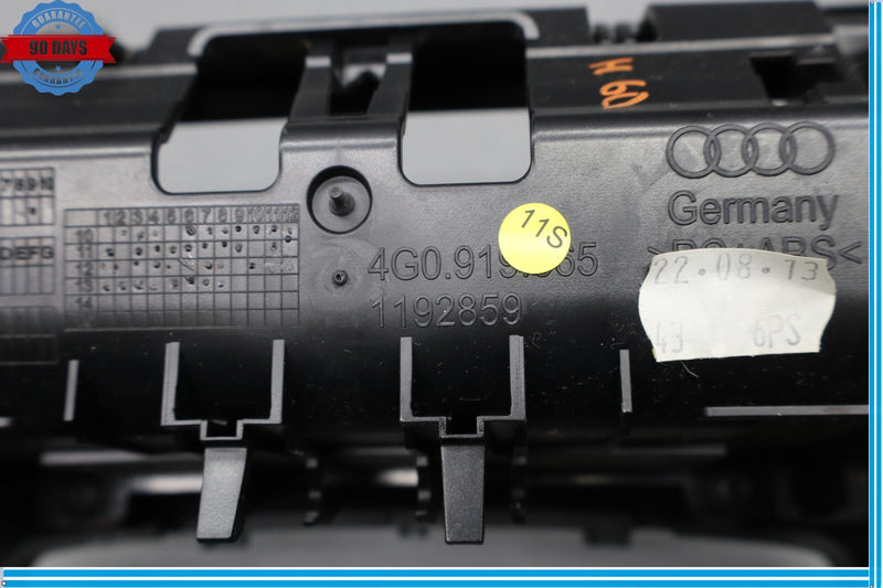 Load image into Gallery viewer, 12-18 Audi A6 Quattro Center Console Back Panel &amp; Power Outlet Bezel Oem
