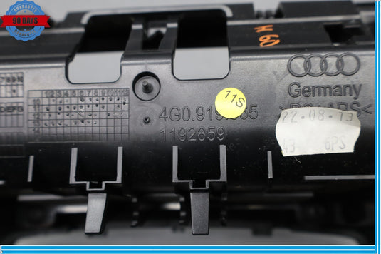 12-18 Audi A6 Quattro Center Console Back Panel & Power Outlet Bezel Oem