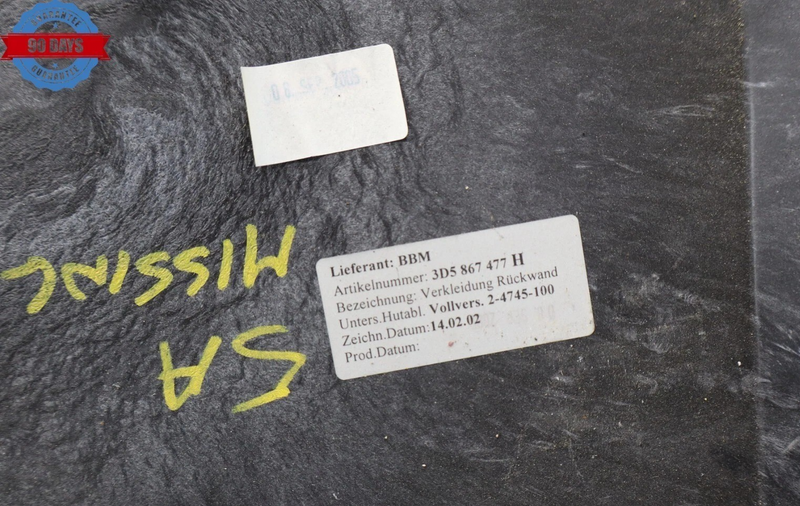 Load image into Gallery viewer, 03-10 Bentley Continental GT Coupe Rear Trunk Upper Liner Carpet Trim Panel Oem
