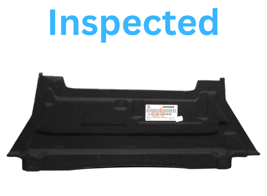 11-17 Mercedes W207 E550 E350 Rear Trunk Floor Carpet Cover Panel Black Oem