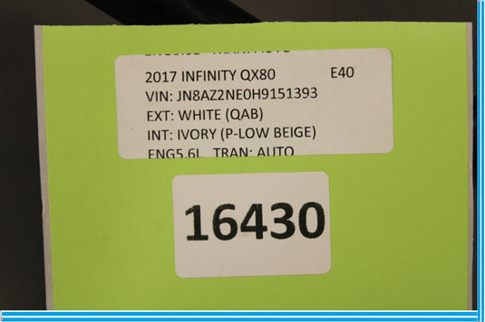 11-17 Infiniti QX56 QX80 Rear Bumper Reinforcement Step Bracket Oem