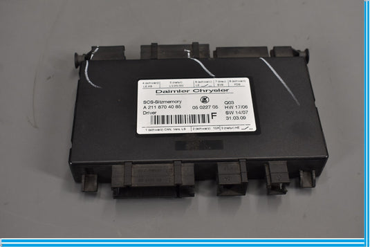 07-12 Mercedes GL450 GL550 X164 Front Left Driver Seat Control Module Oem