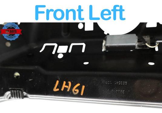 11-17  Volkswagen WV  Touareg Front Left Driver Seat Lower Track Rail Frame Oem