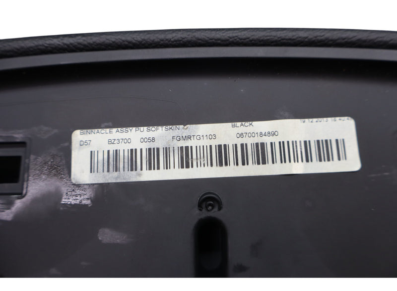 Load image into Gallery viewer, 14-17 Maserati Ghibli Dash Gauge Speedometer Trim Pad Cover Black 6700184890 Oem
