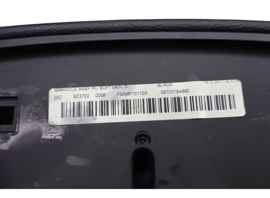 14-17 Maserati Ghibli Dash Gauge Speedometer Trim Pad Cover Black 6700184890 Oem