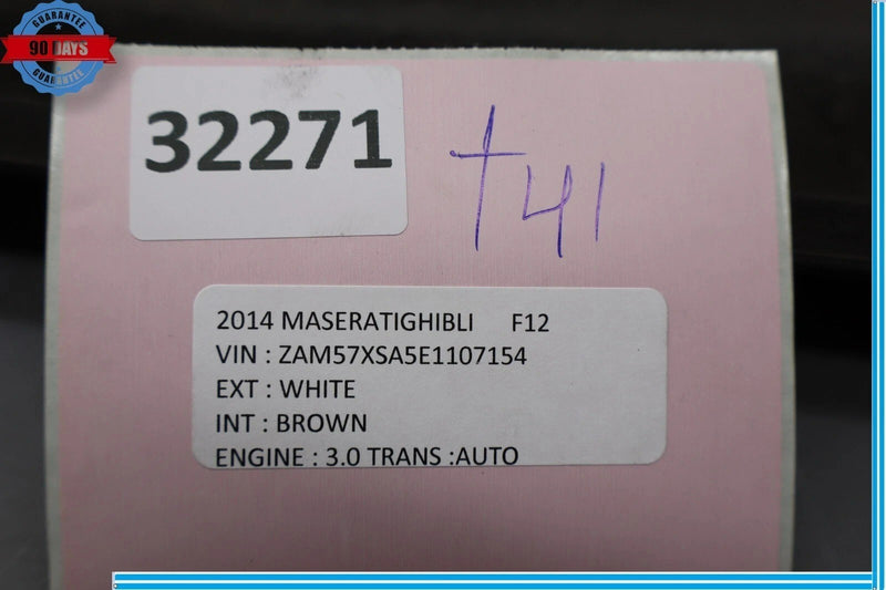 Load image into Gallery viewer, 14-19 Maserati Ghibli Rear Right Side Bumper Valance Lower Cover Panel Trim OEM
