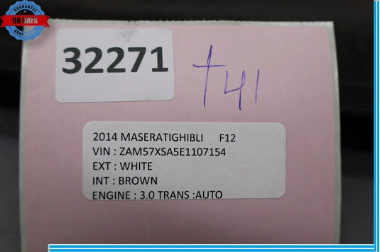 14-19 Maserati Ghibli Rear Right Side Bumper Valance Lower Cover Panel Trim OEM